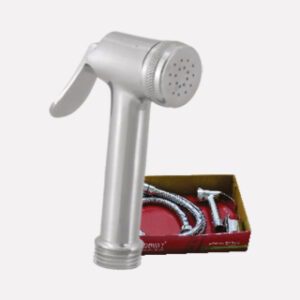 Health Faucet Medium Complete Set with Shower Tube (1 mtr) & ABS Hook