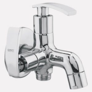 2 in 1 Bib Cock with CP Flange