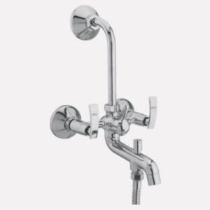 3 in 1 Wall Mixer Telephonic with Bend