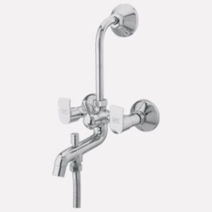 3 in 1 Wall Mixer Telephonic with Bend