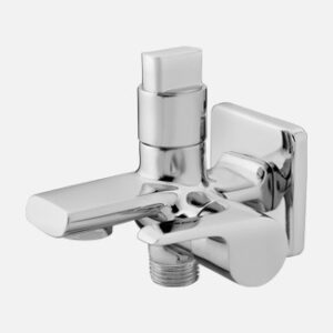 2in1 Bib Cock with CP Flange