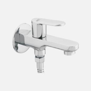 Hybrid 2 in 1 Bib Cock with CP Flange