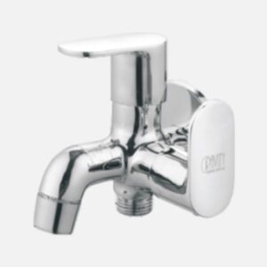 2 in 1 Bib Cock with CP Flange