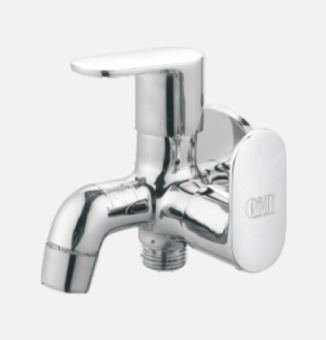 2 in 1 Bib Cock with CP Flange