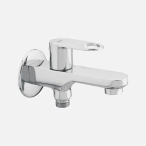 Hybrid 2 in 1 Bib Cock with CP Flange