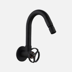 Sink Cock with Black Flange