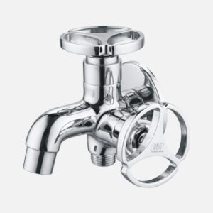 2in1 Bib Cock with CP Flange