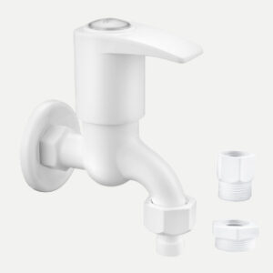 Washing Machine Tap Ivory