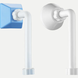 Wall Mixer with ?L? Bend Ivory