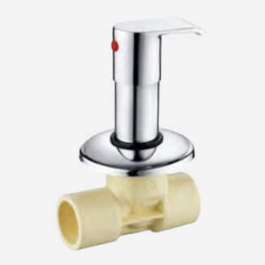 CPVC Concealed Stop Cock 3/4X1"