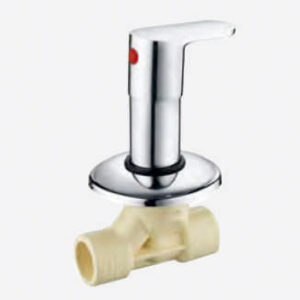 CPVC Concealed Stop Cock 1/2x3/4"