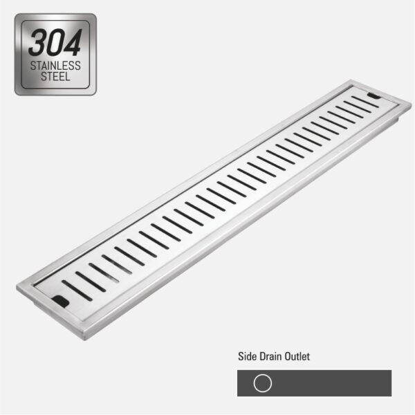 Floor drainer side hole 24”